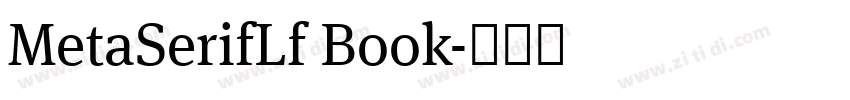 MetaSerifLf Book字体转换 MetaSerifLf Book字体转换